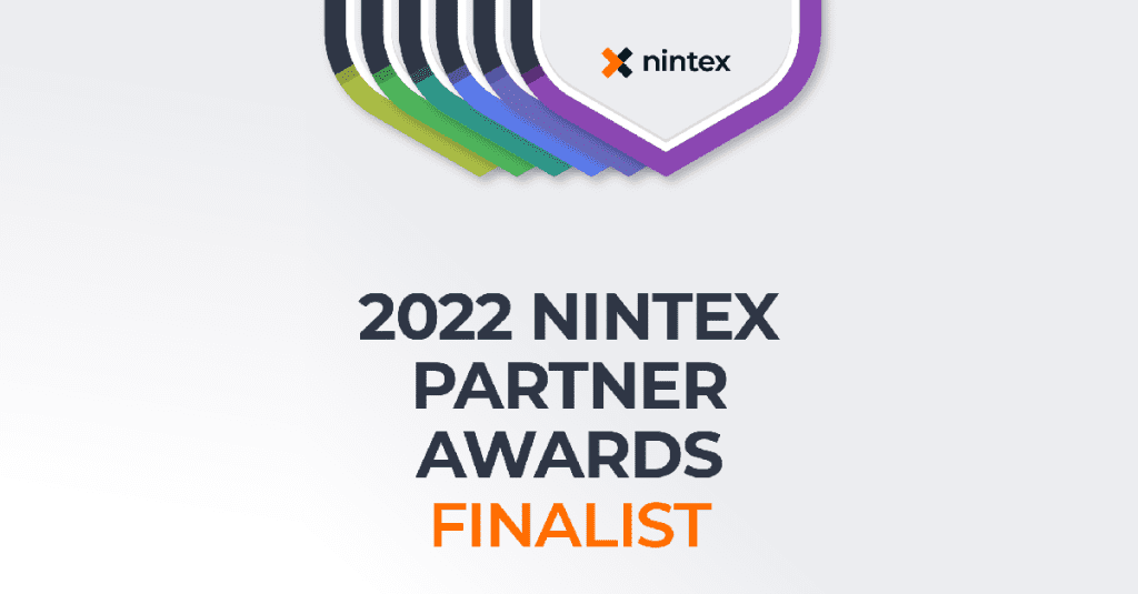 2022 Nintex Partner Awards Finalist