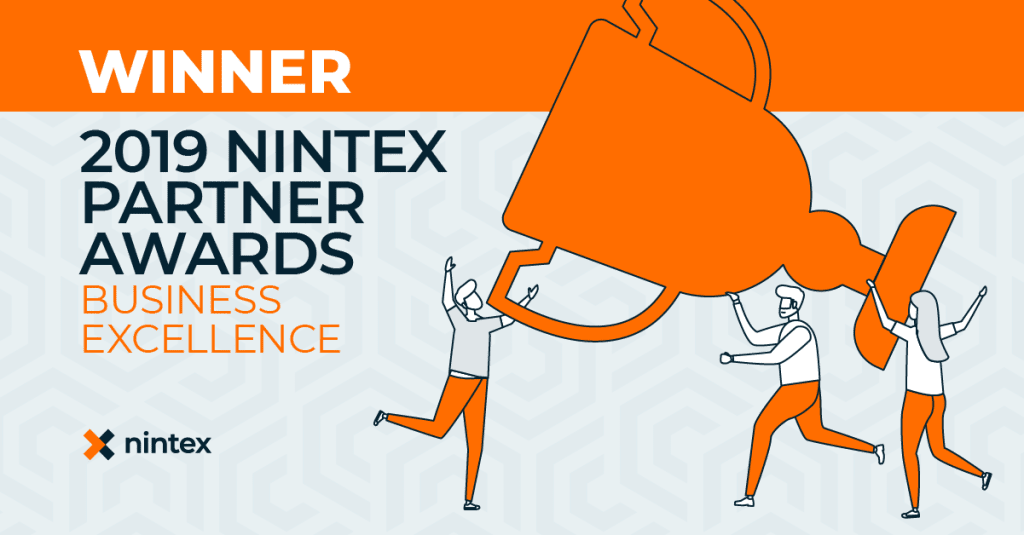 2019 Nintex Partners Awards Business Excellence Winner